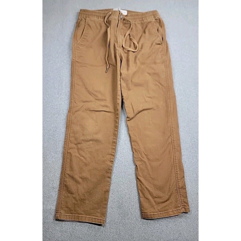 Cotton On‎ Pants Mens 32x26 Drake Rolla Brown Joggers Stretch Drawstring